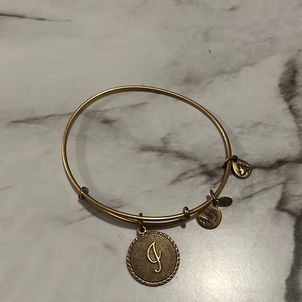 Alex and Ani “J” Bracelet